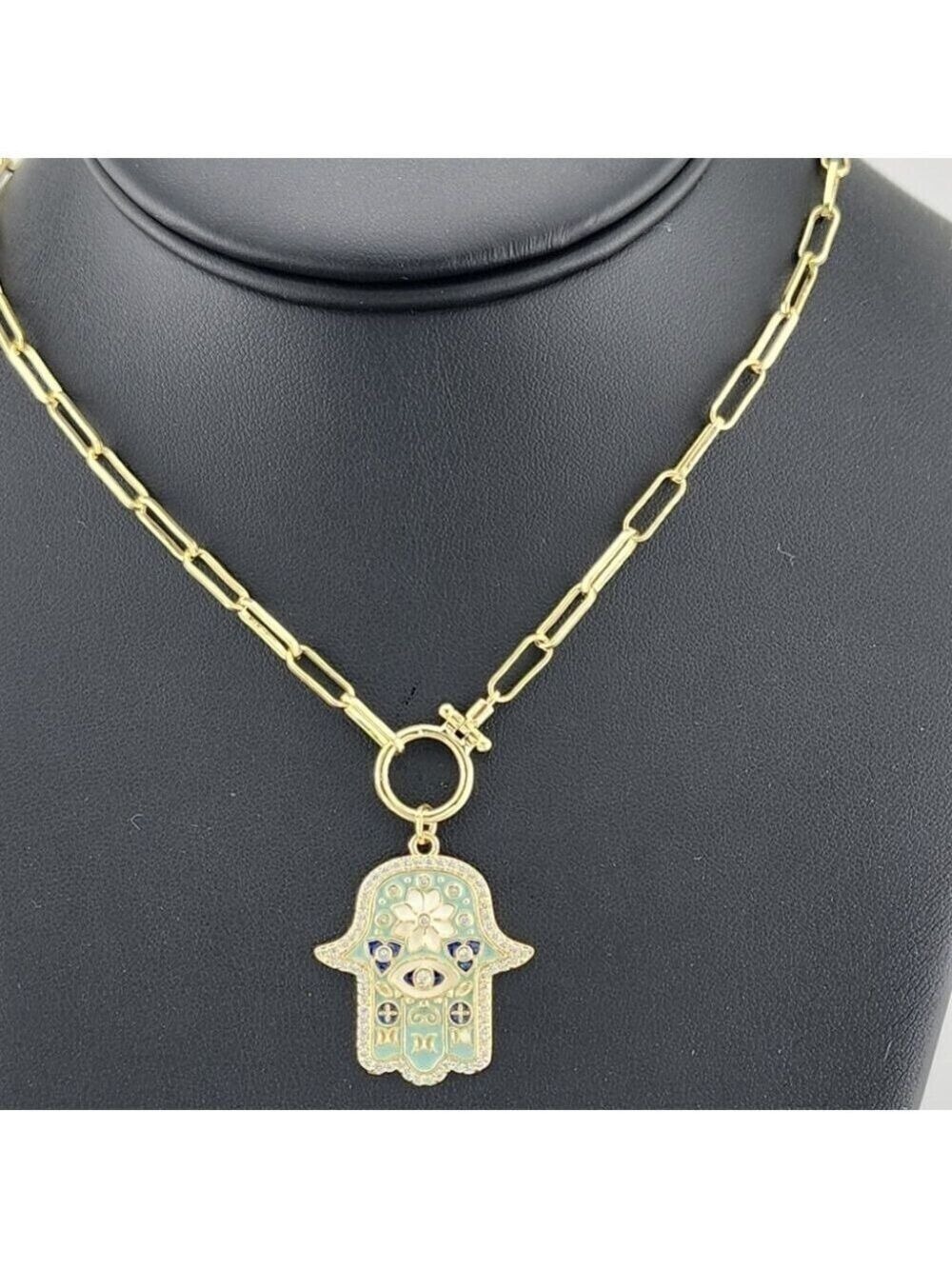 Hamsa Vibes – Modern Protection Necklace